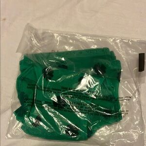 Victoria's Secret Green and Black Patterned Underwear